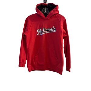 Washington Nationals Youth Large Red Hoodie‎ MLB Baseball Sports Pullover